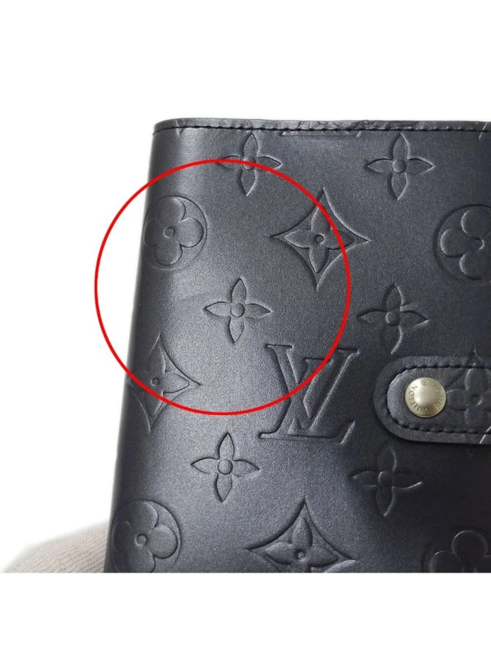 Louis Vuitton Notebook Cover Monogram Matte Agenda PM Blue Stationery